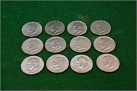 (12) Various Date Ike Dollars