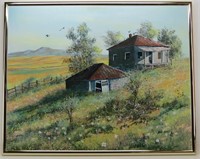 Idaho Artist Dan Looney Large Homestead Print