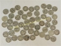 126 Grams Silver US Mercury Dimes