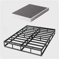 Bedsnus Full Size Box Spring and Cover Set, 9 Inch