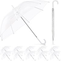 12 Pack-Clear Umbrella