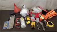 Lot of Assorted Tools, Heat Lamp & More