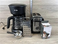 Coffee Maker, Toaster & More Lot