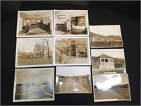 Photos of landscape and home interior circa 1925