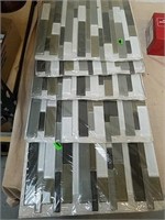 5 sets of glass decorative tiles