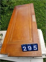 antique bomber door swinging door