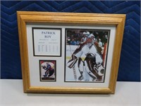 17x14 Patrick Roy AVS Picture/Card Framed Wall Art