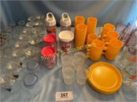 Glassware and Plastic Drinkware