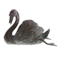 Classical style bronze swan fountain