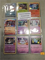 Pokémon Halloween stamped cards
