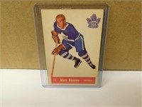 1957-58 Parkhurst Marc Reaume #12 Hockey Card