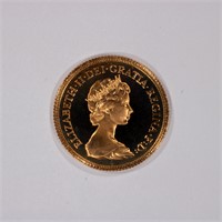 1982 G. Britain PF Gold Sovereign AGW .2355 w/OGP