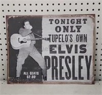 Elvis Presley Tin Sign repro