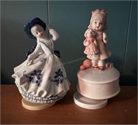 Porcelain Victorian Music Box