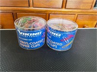 2 NEW tubs of paper Clips