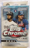 Sealeld 2021 Topps Chrome baseball Hangar Box!