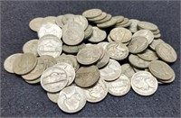 (80) Silver War Nickels