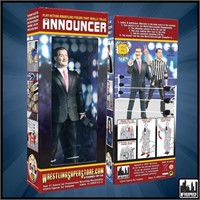 TALKING WRESTLING RING ANNOUNCER BY FIGURES TOY...