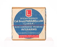 SEALED 9mm PARABELLUM LUGER FINLAND AMMUNITION
