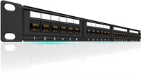 Patch Panel 24 Port Cat6  Wallmount/Rackmount