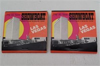 Vintage Showboat Las Vegas Matches x2