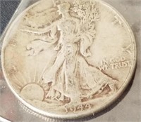 1944 silver walking liberty half dollar