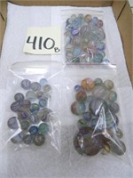 (3) Bags of Old German Swirl Marbles