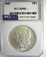 1886 Morgan PCI MS65+