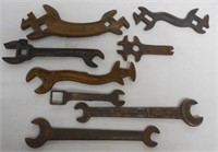 lot of 8 wrenches one marked Dayton