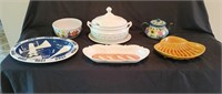 Pottery and Porcelain Seving Dishes