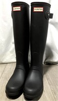 Hunter Ladies Rain Boots Size 8 *pre-owned