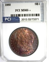 1882 Morgan MS65+ LISTS $525