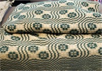 Woven coverlet by Clinch valley mills, 10 x 12