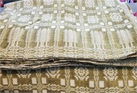 Woven coverlet by Clinch valley mills, 8 X 10