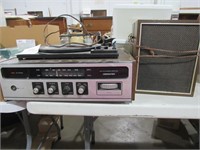 Soundesign Radio Record Player with Two Speakers