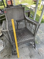 Wicker Patio Rocker