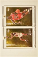 (2) 1999 UD Black Diamond Michael Jordan Cards