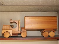 Hand Made Wooden Toy Truck