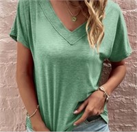 Small Womens Casual Short Sleeve Summer Blouse