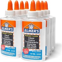 Elmer's School Glue  Clear  5oz  8 Count