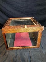 Wood and Glass Antique Box