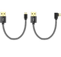 $20-USB POWER CORD FOR FIRE STICK 2 PACK 8 INCH