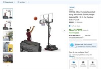 E9526  VIRNAZ B-Ball Goal Height Adjustable