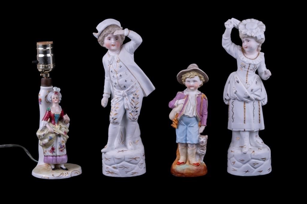 Porcelain Figurines, Figural Lamp