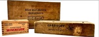 EXPLOSIVES - AMMO WOODEN CRATES