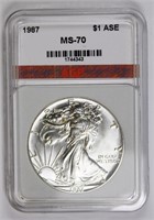 1987 AMERICAN SILVER EAGLE