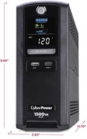 $200 Cyberpower LX1500GU3 battery backup 10 outlet