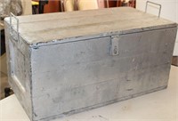 Vintage Wood Trunk 38"X 16" X 14.5"