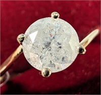 $3350 14K  1.68G Natural Salt Pepper Ldiamond 1Ct