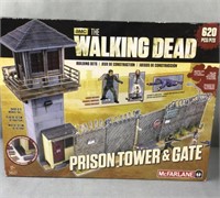The walking dead prison tower & gate set